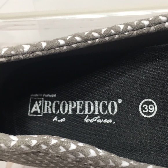 ARCOPEDICO gray ballet flat white EU39 or US 8.5 - Picture 6 of 11